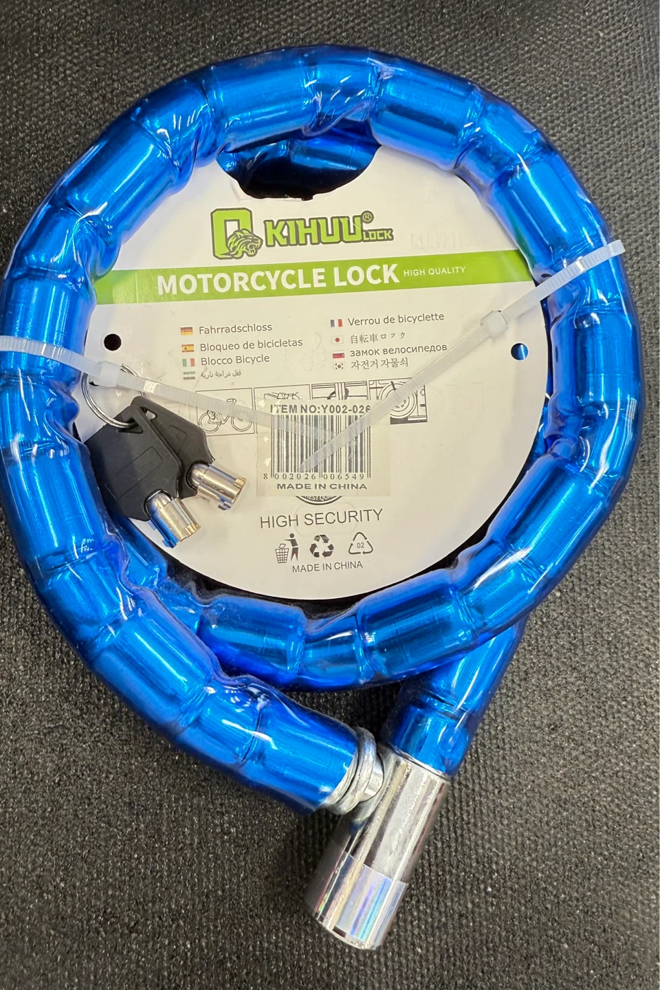 KIHUU LOCK Motorcycle Lock 100cm / 40in - photo 2