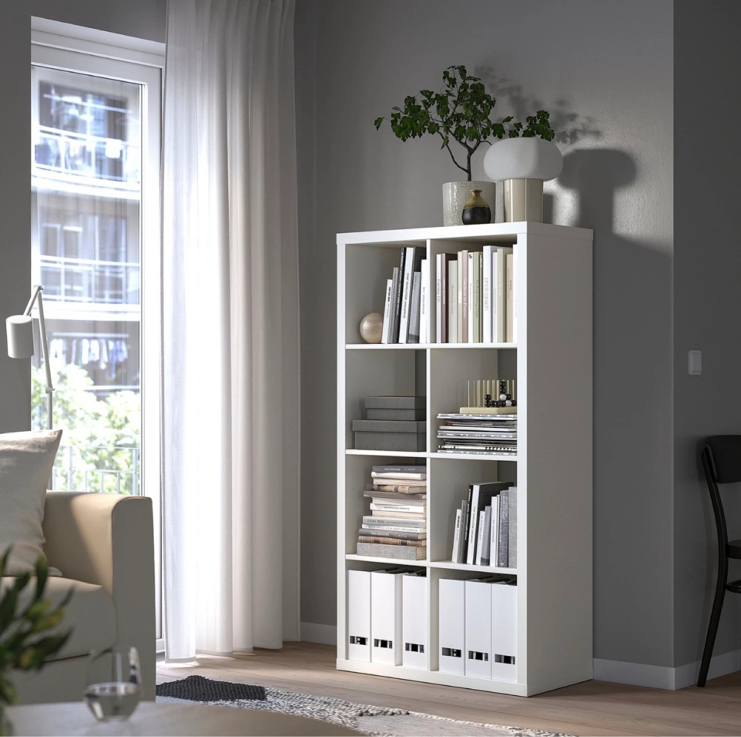 IKEA KALLAX 8-Cube Storage Unit (White) - photo 5