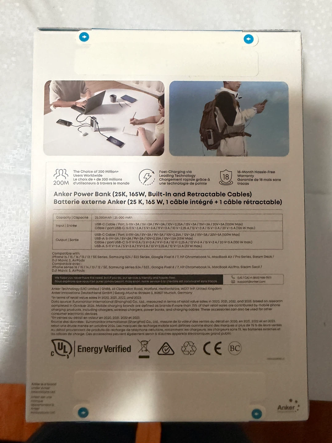 Anker Power Bank 25,000mAh 100W - photo 2
