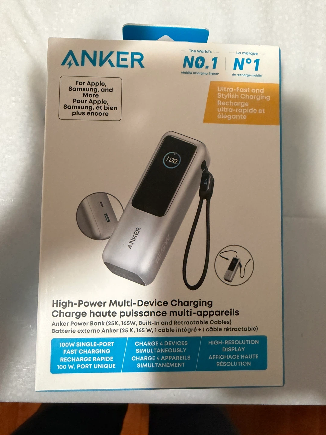 Anker Power Bank 25,000mAh 100W