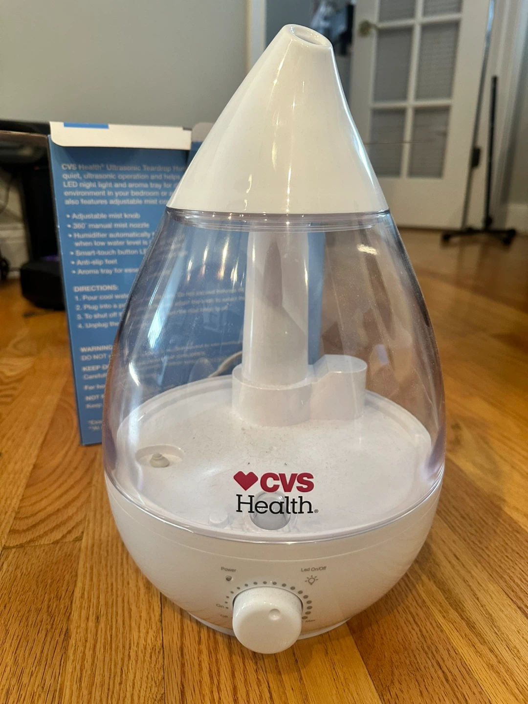 CVS Health Ultrasonic Teardrop Humidifier - 1 Gallon - photo 2