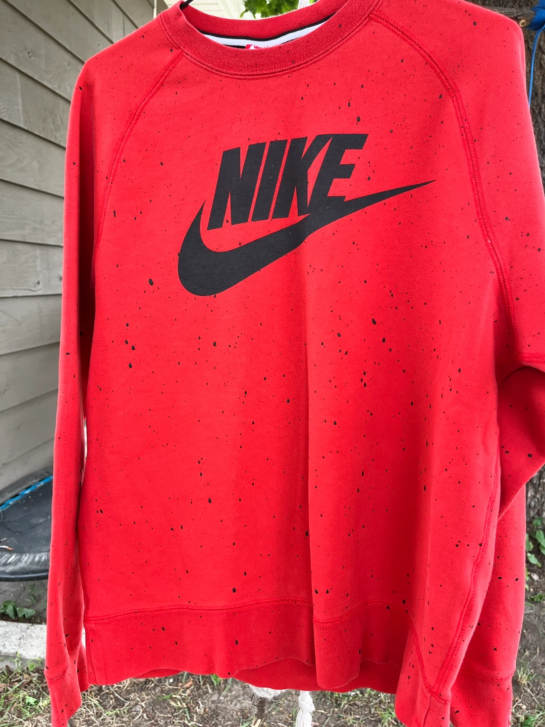 Nike Crewneck Sweatshirt - Red, Size L