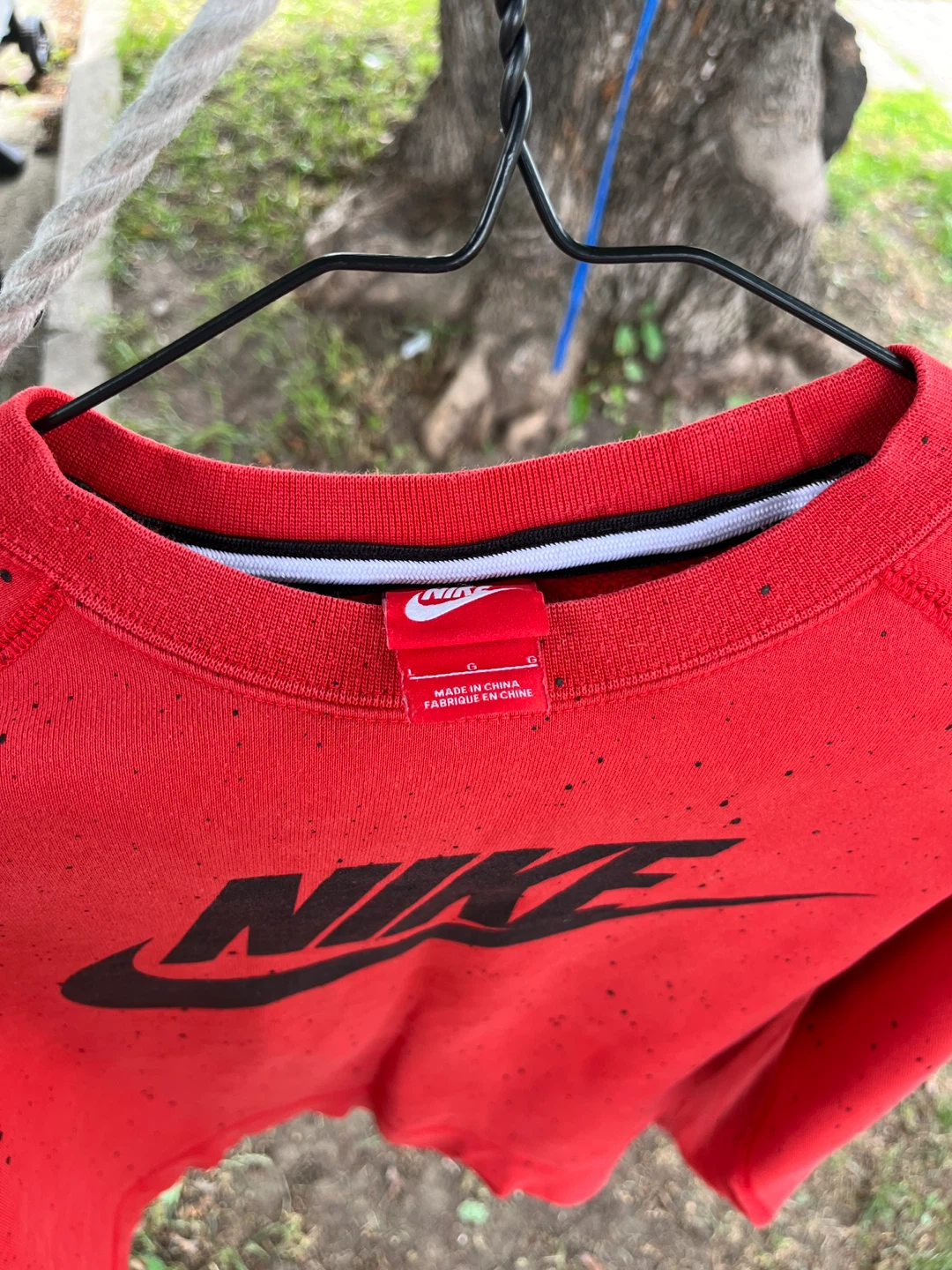 Nike Crewneck Sweatshirt - Red, Size L - photo 5