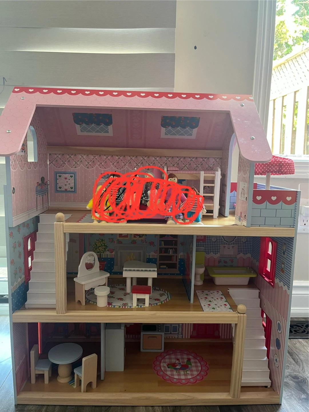 KidKraft Chelsea Cottage Dollhouse with Accessories - photo 5