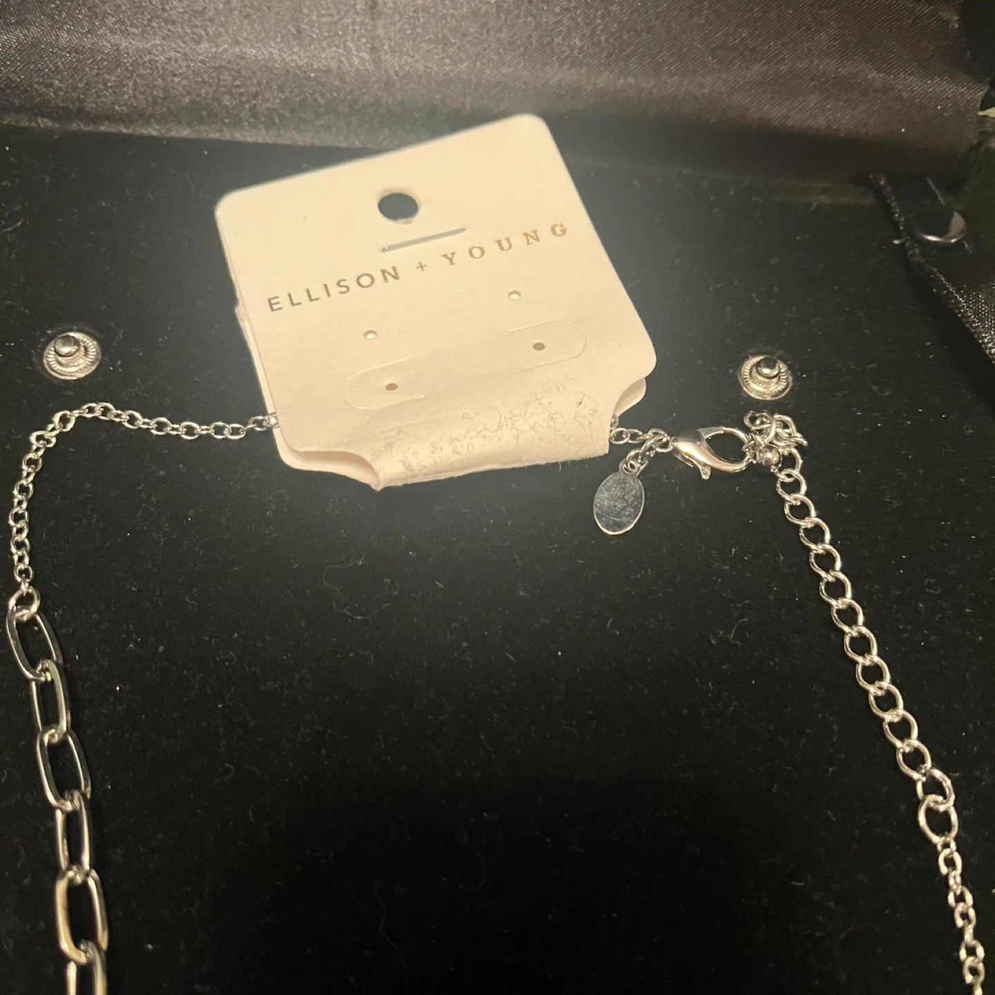 Ellison + Young Silver Tone Chain Necklace - photo 2