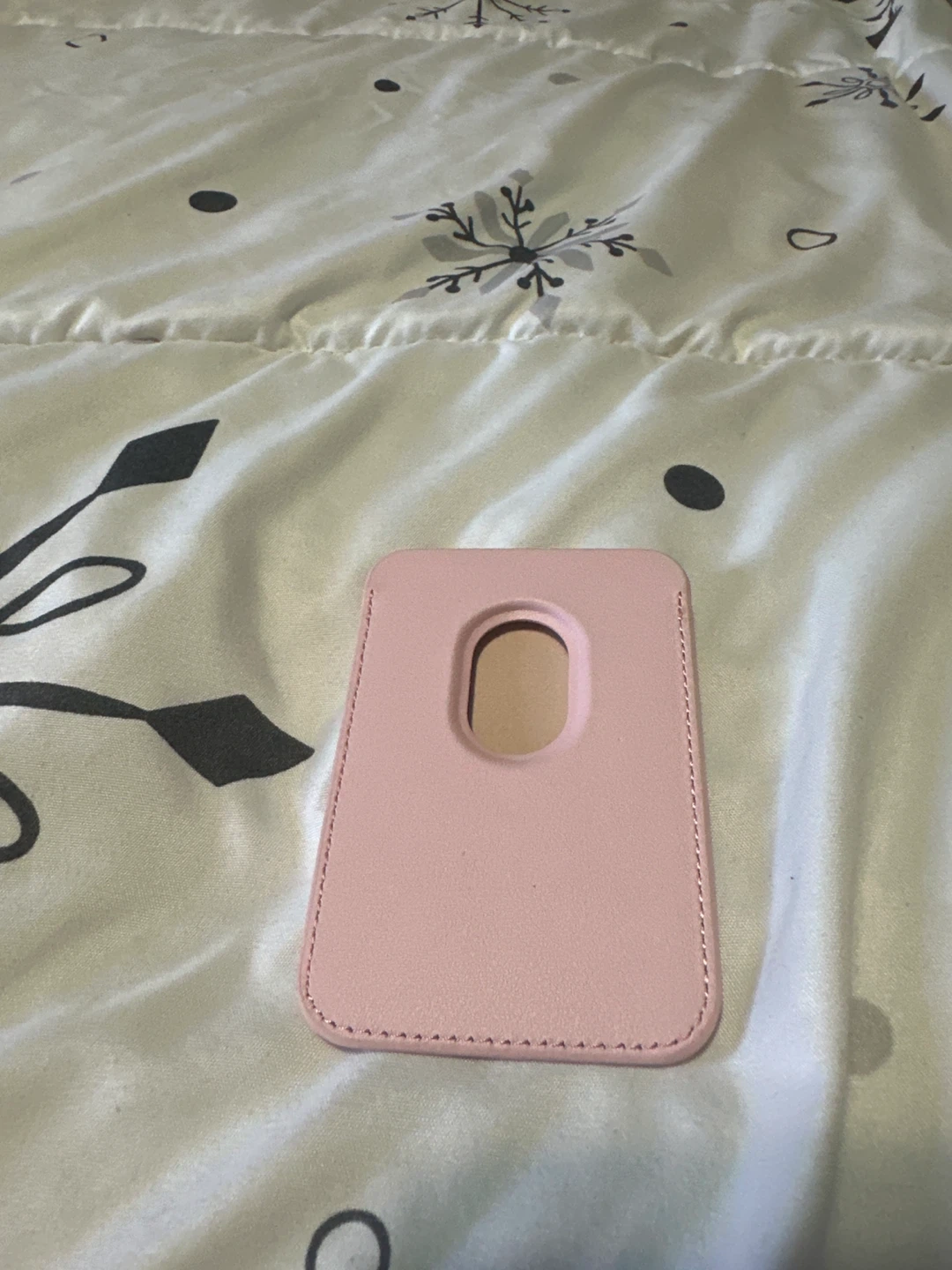 MagSafe Phone Pink Card Holder with Bow Charm - photo 2