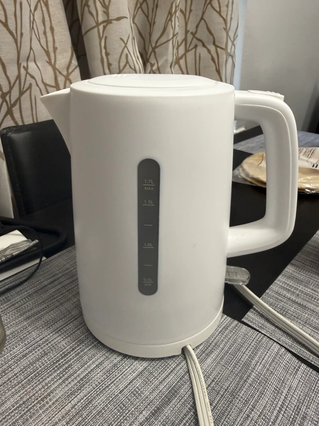 White Electric Kettle 1.7L