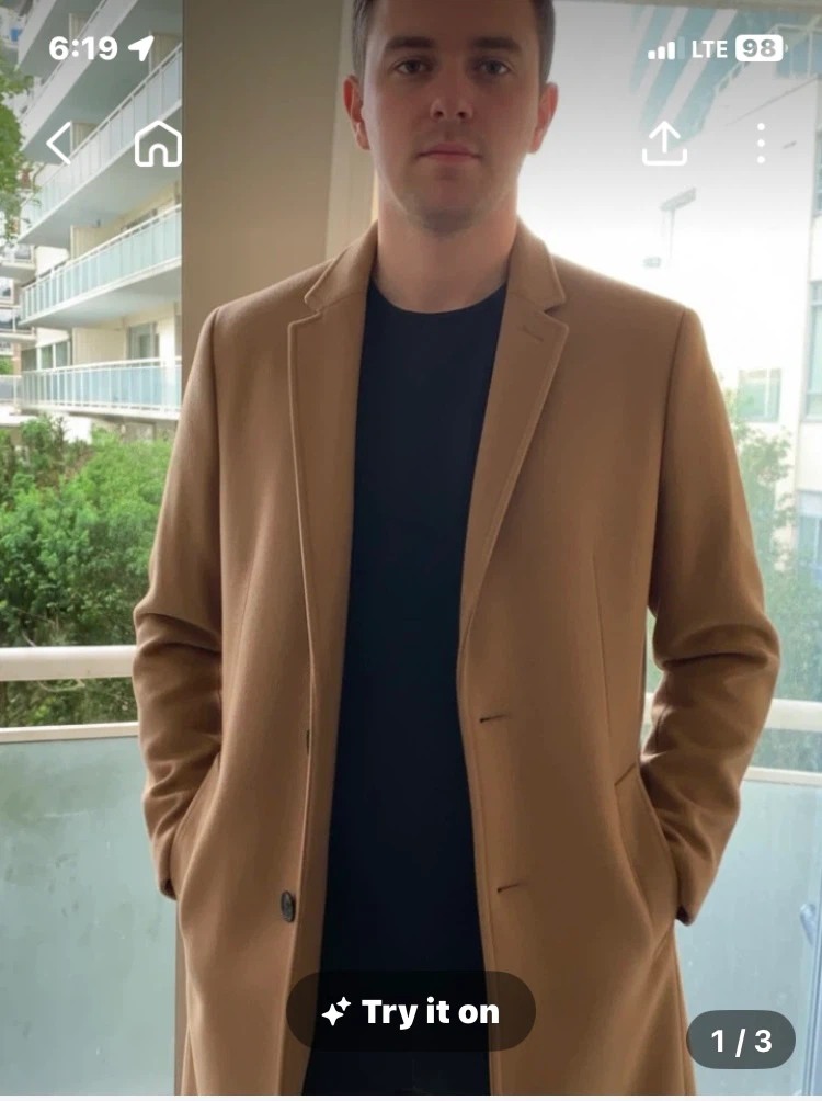 Zara Man Camel Coat - photo 4