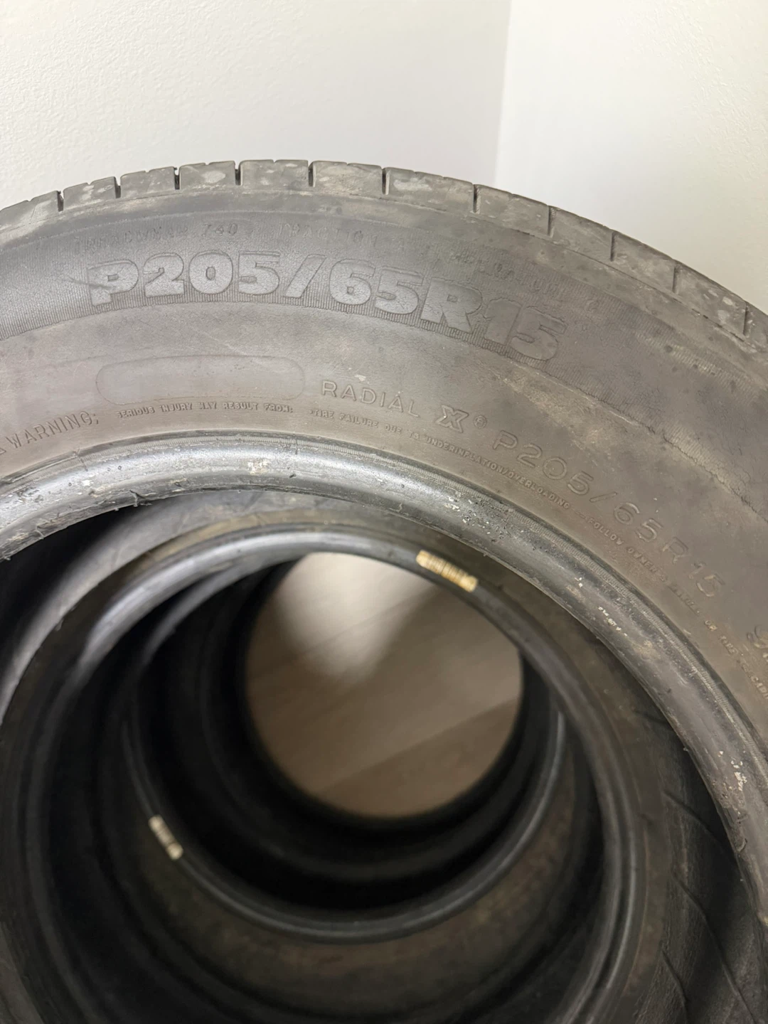 205/65R15 Michelin All Season Tires - photo 4