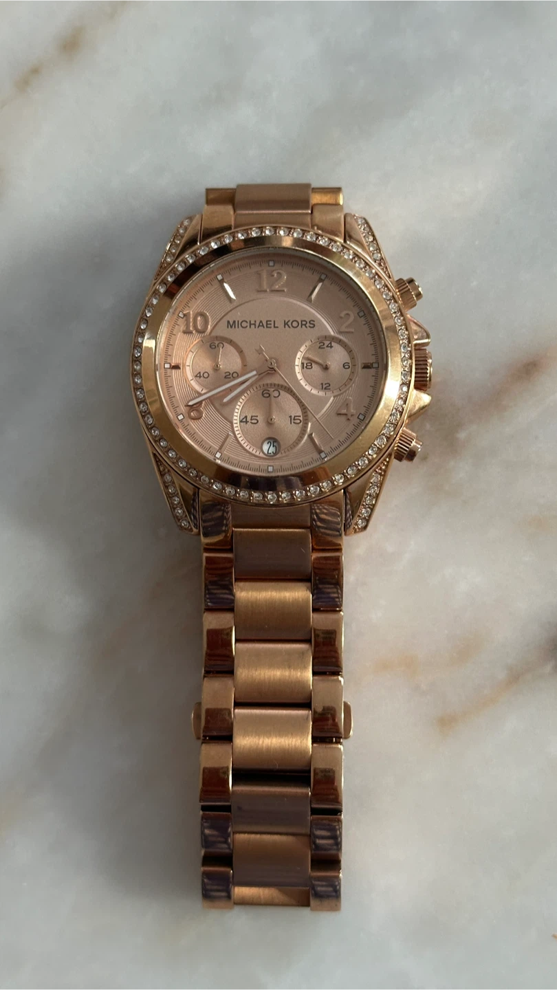 Michael Kors Gold Tone watch model number 5263