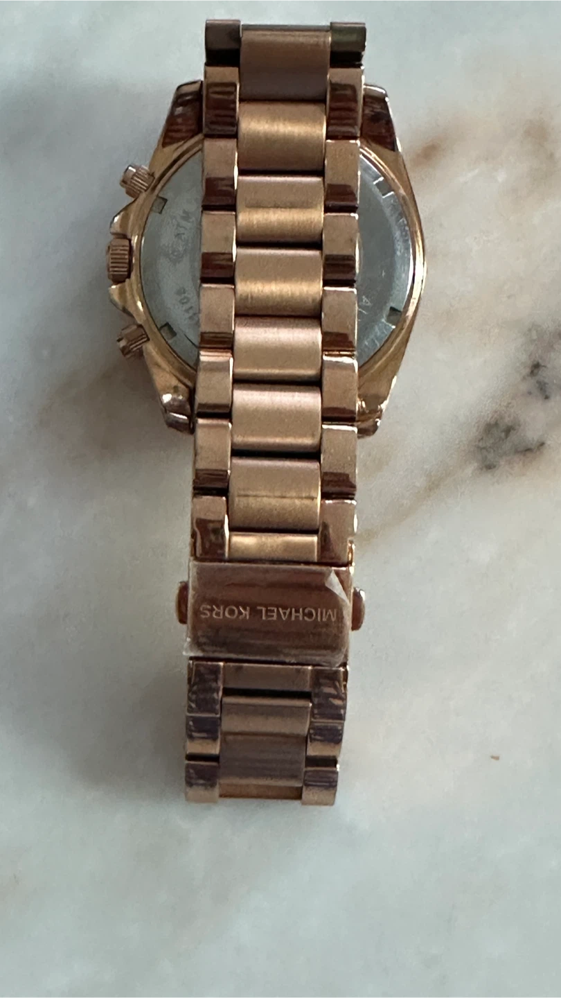 Michael Kors Gold Tone watch model number 5263 - photo 3