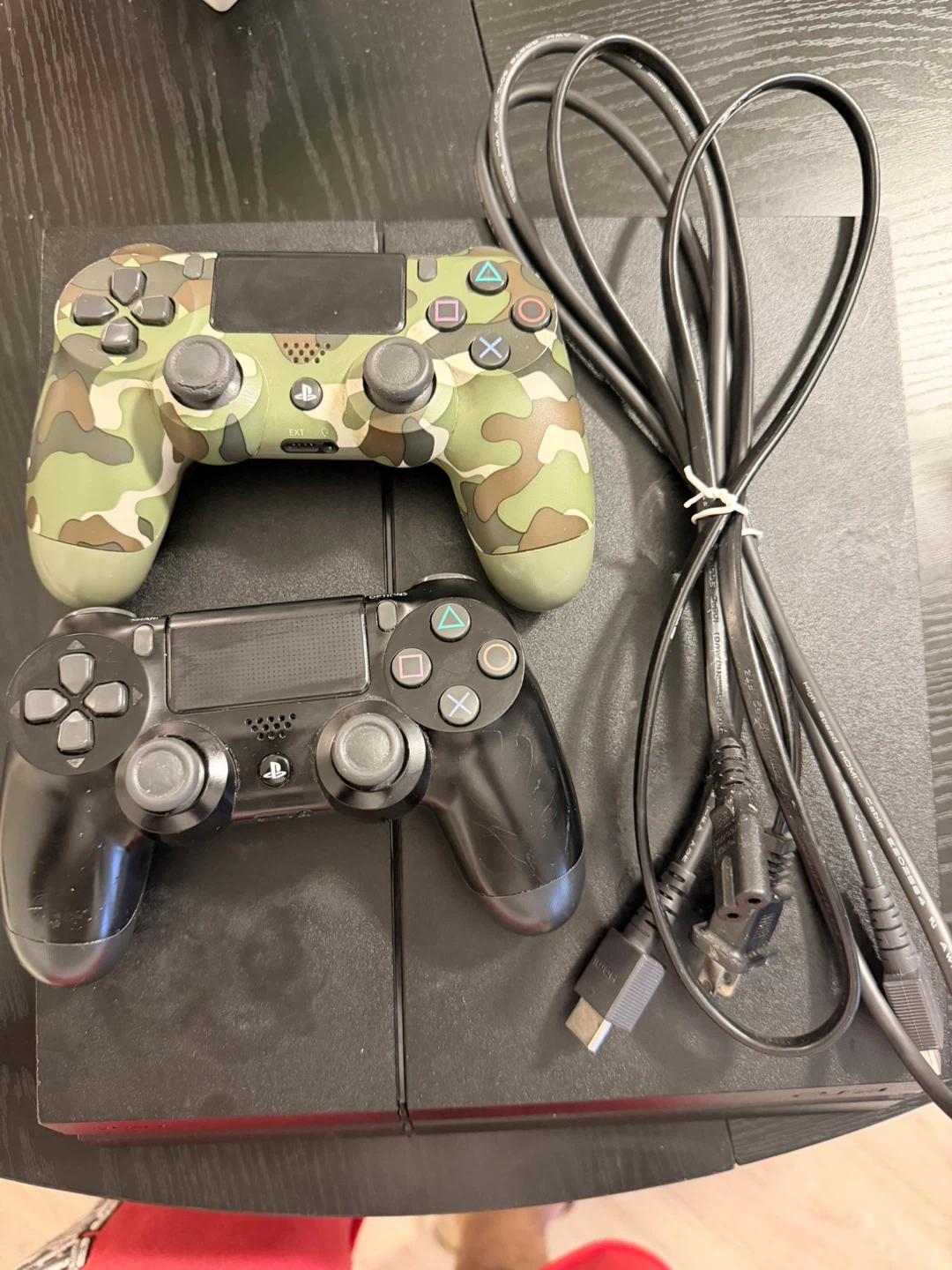 Sony PlayStation 4 Controllers (2) - Black & Camo