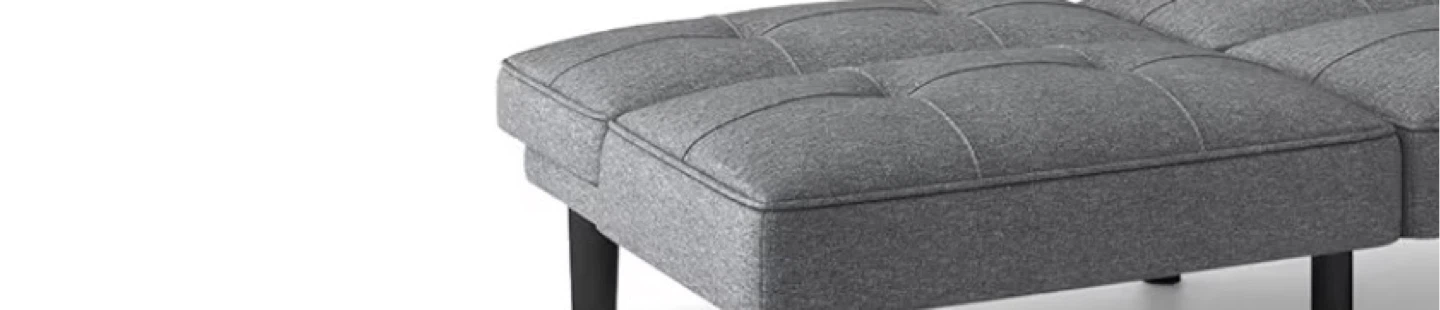 Grey Convertible Sofa with 6 Positions - photo 2