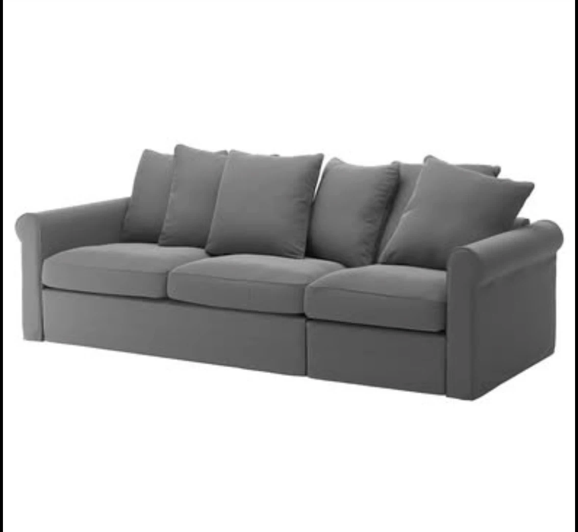 IKEA GRÖNLID 3-Seater Sofa + Ottoman with Storage - photo 2