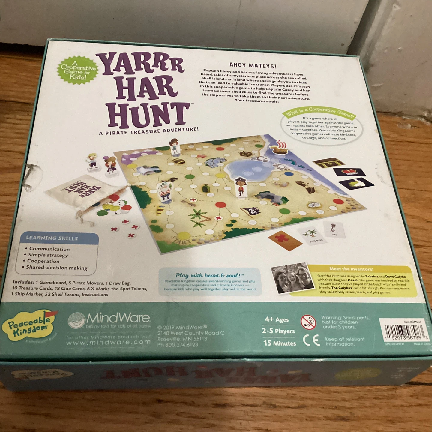Yarrr Har Hunt Pirate Treasure Adventure Board Game - photo 3