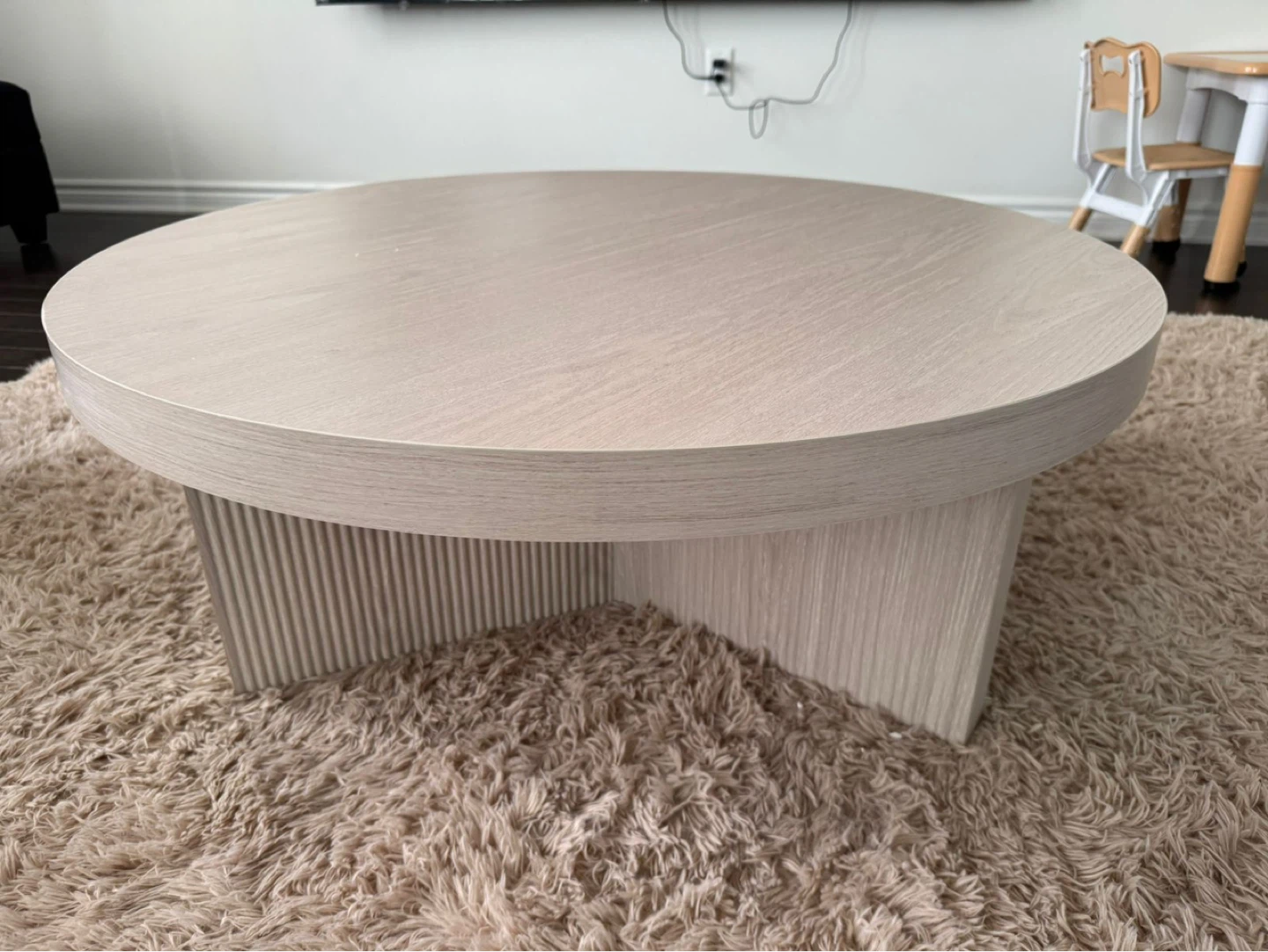 Round Wooden Coffee Table