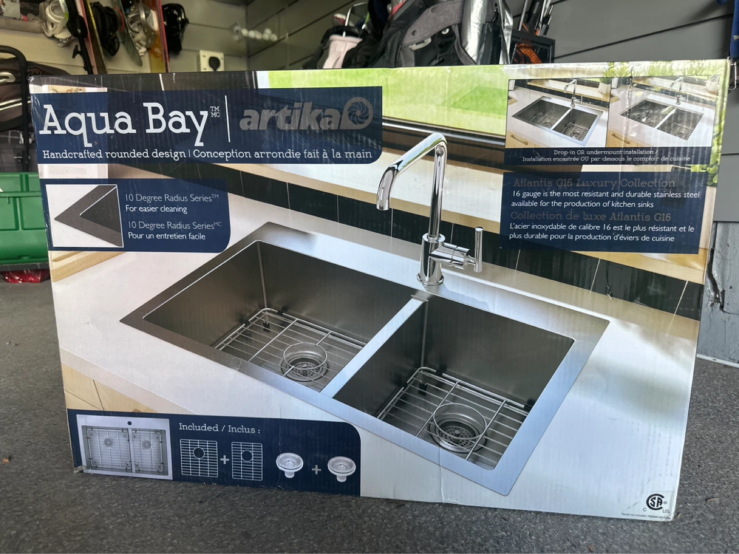BRAND NEW Aqua Bay Artika Stainless Steel Kitchen Sink - G16