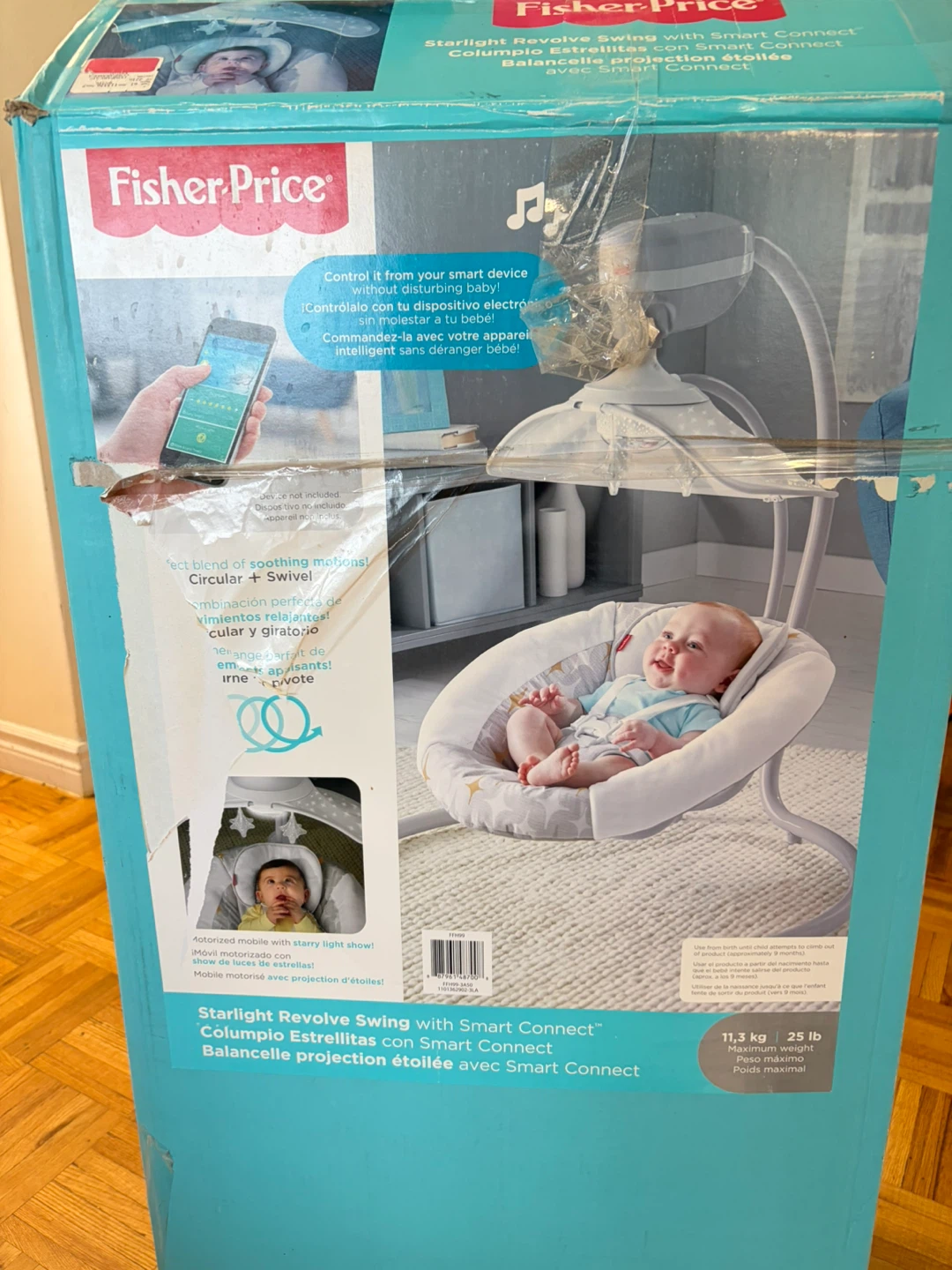 Fisher-Price Starlight Revolve Swing with Smart Connect