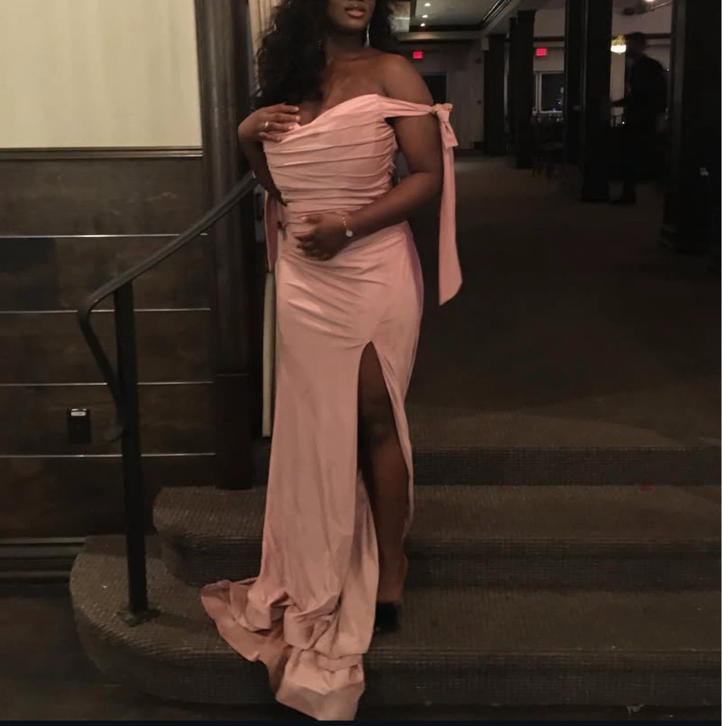 Cinderella Divine Pink Elegant Prom Dress - Size 12 - photo 3