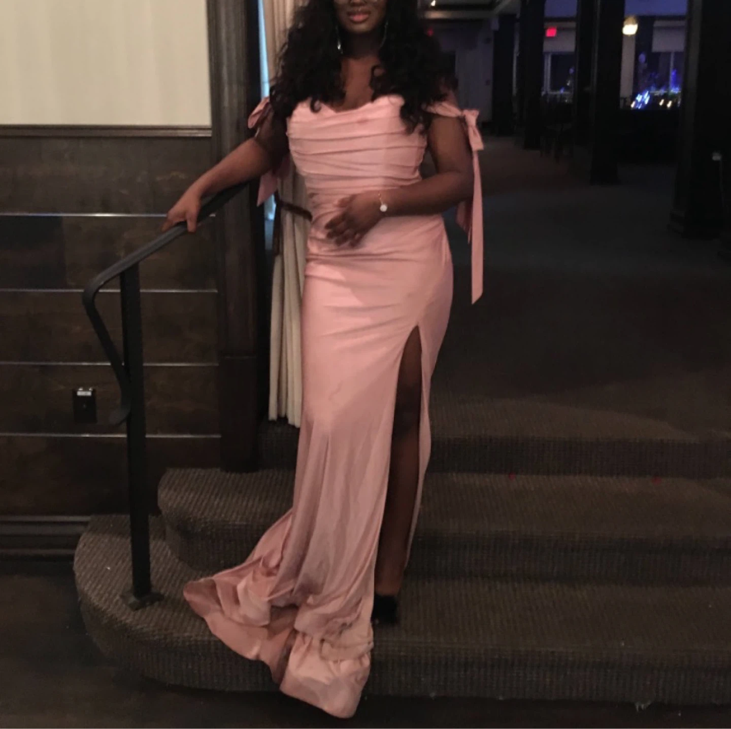 Cinderella Divine Pink Elegant Prom Dress - Size 12 - photo 4