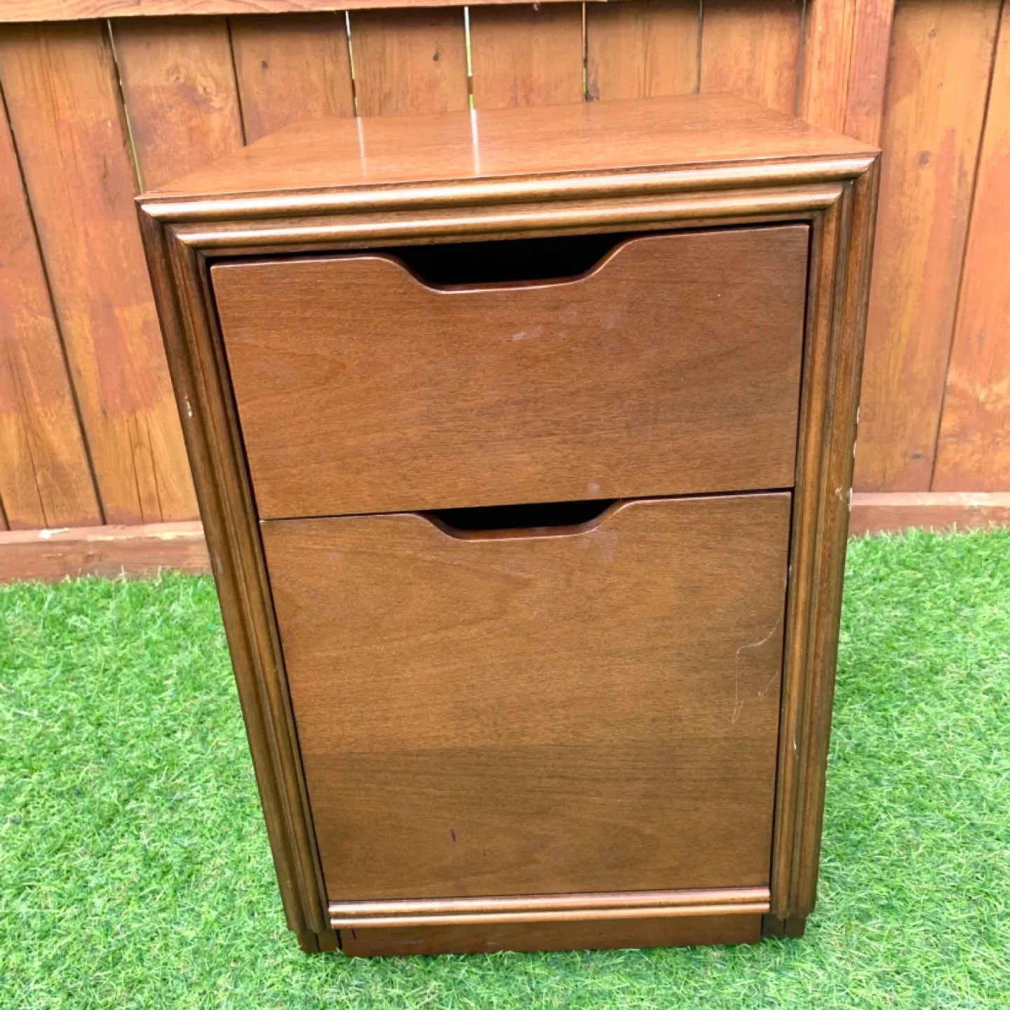 Filing Cabinet Office Storage Cabinet Wood File Cabinet 2 Drawer - photo 2