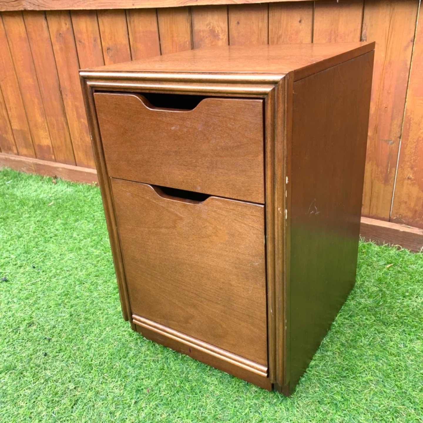 Filing Cabinet Office Storage Cabinet Wood File Cabinet 2 Drawer - photo 3