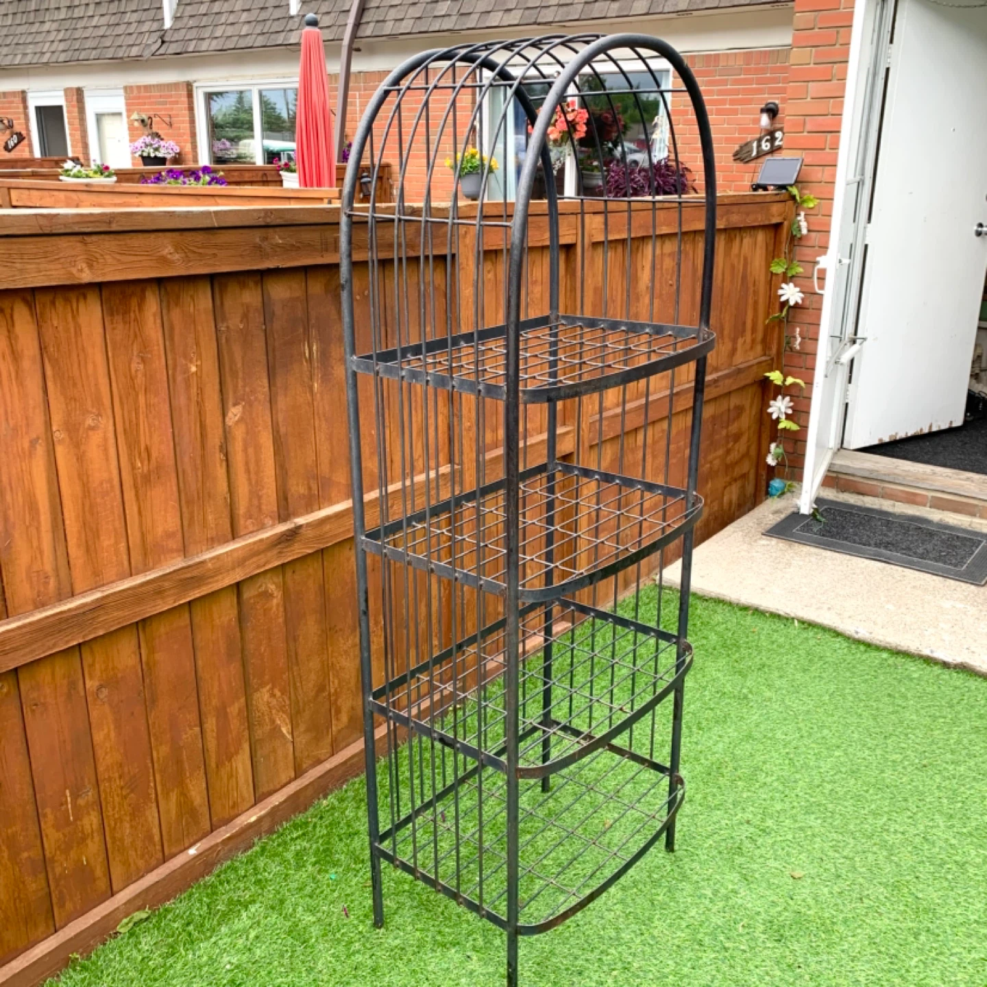 Bakers Rack Plant Stand Metal Shelving Display Storage Shelf XL - photo 3