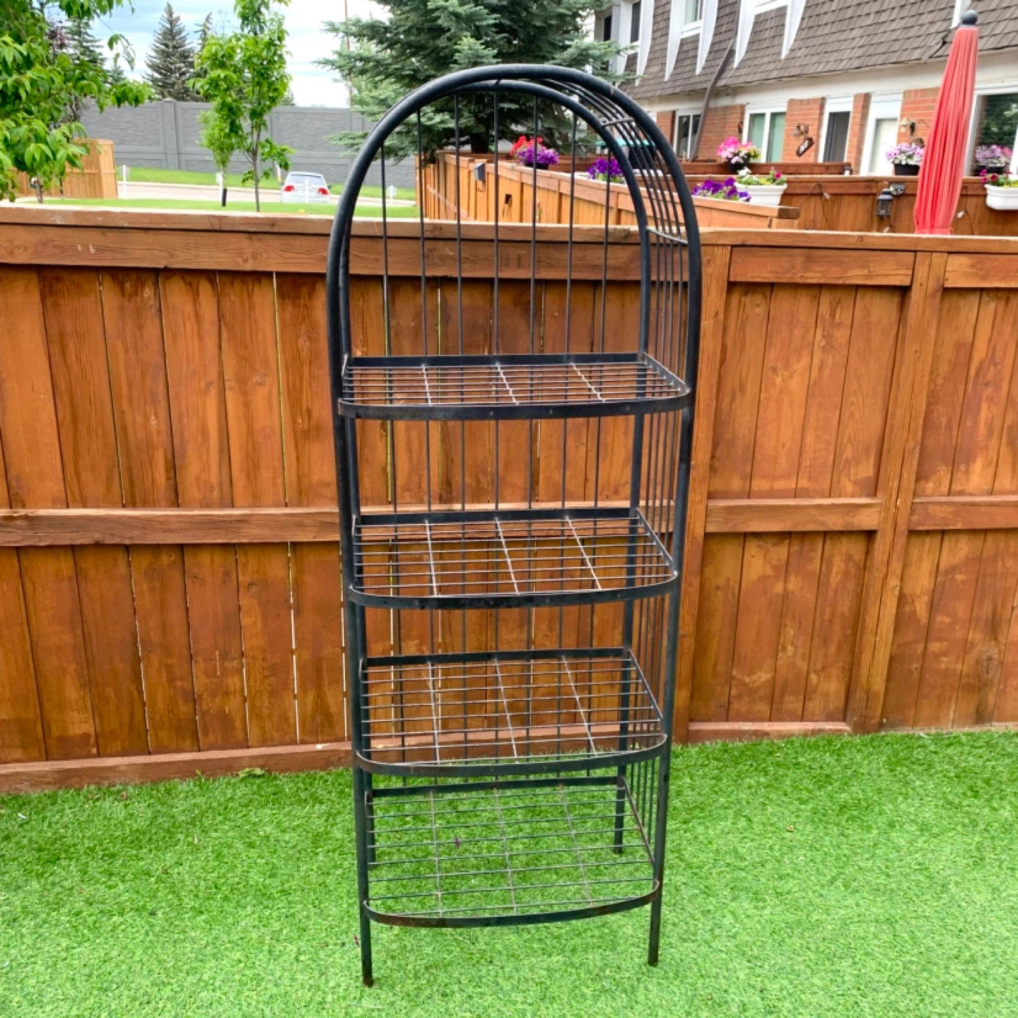 Bakers Rack Plant Stand Metal Shelving Display Storage Shelf XL - photo 2