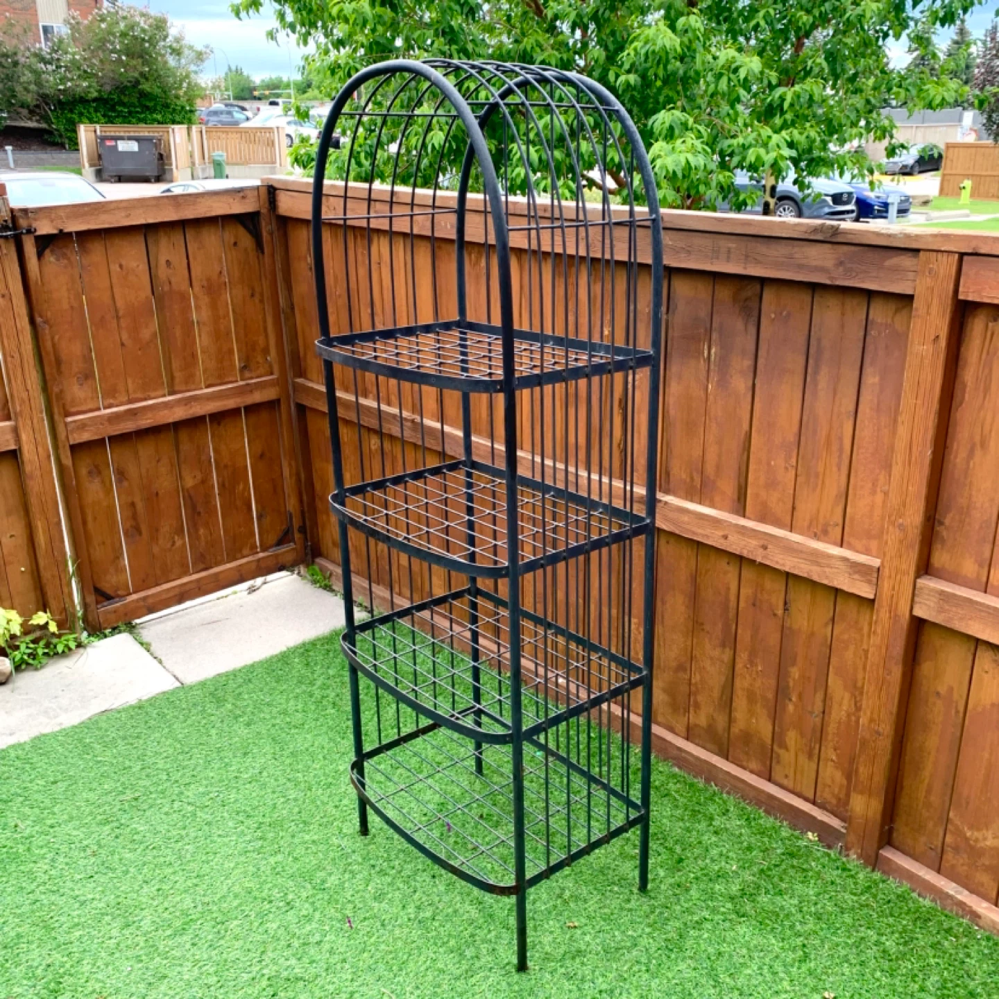 Bakers Rack Plant Stand Metal Shelving Display Storage Shelf XL - photo 4