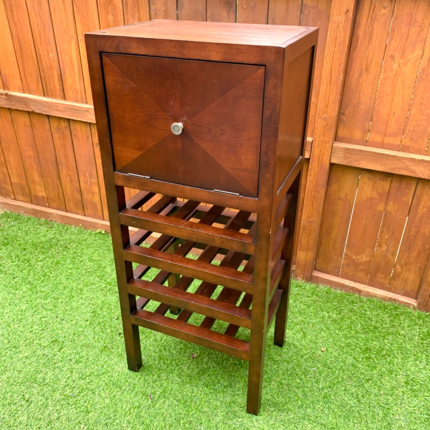 Wood Wine Rack Cabinet Storage Cabinet Display Shelf Bar Cabinet