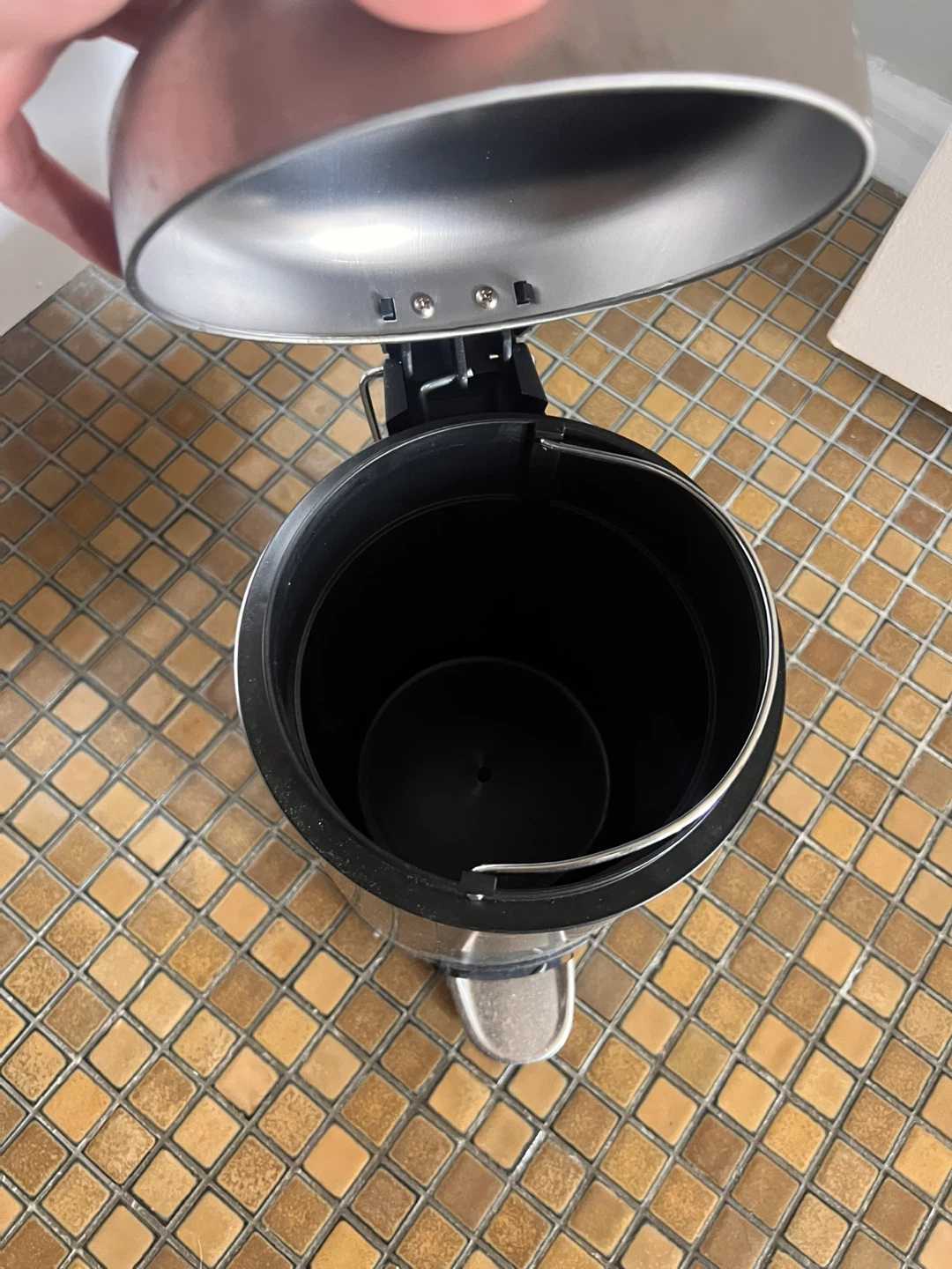 Stainless Steel Step Trash Can - photo 3