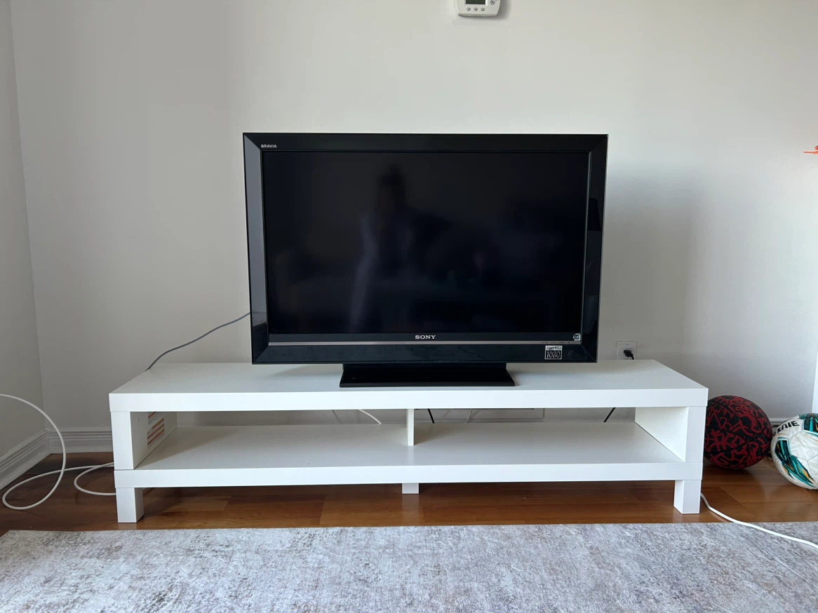 TV bench IKEA , white