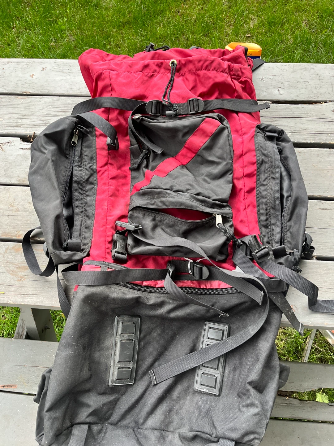 Camp Trails Backpack - Red and Black