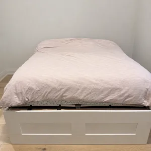 Ikea Brimnes Queen Size Bed with Drawers