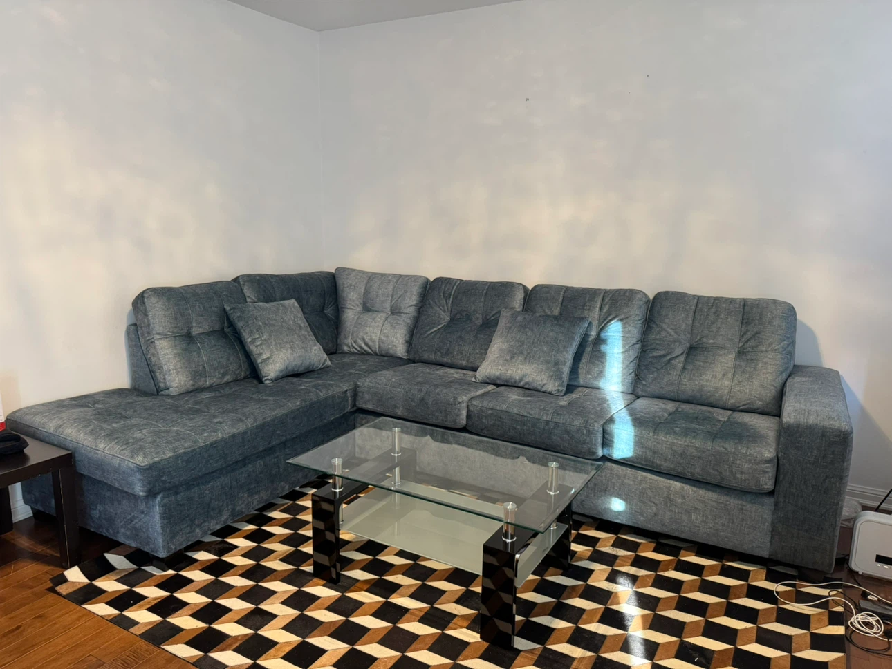 Teal Sectional 5 Seaters Sofa