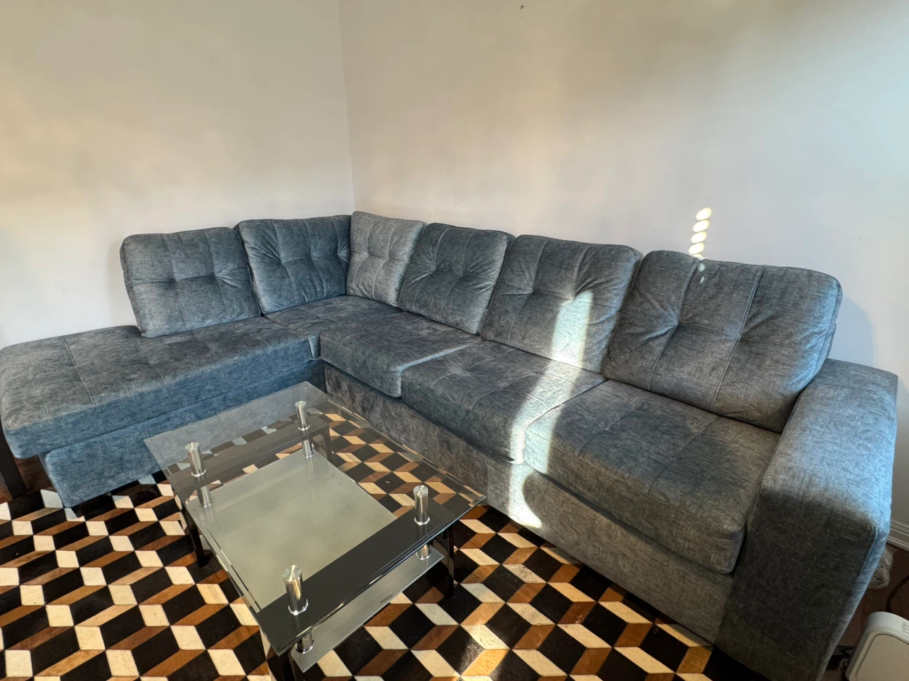 Teal Sectional 5 Seaters Sofa - photo 3