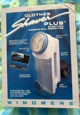 Clothes shaver plus fabric pill remover (Never used) (FREE)