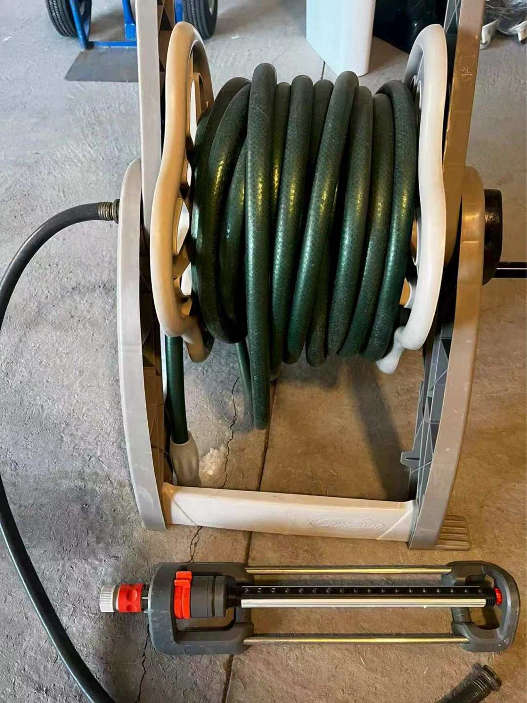 Garden Hose Reel Cart with Hose - photo 2