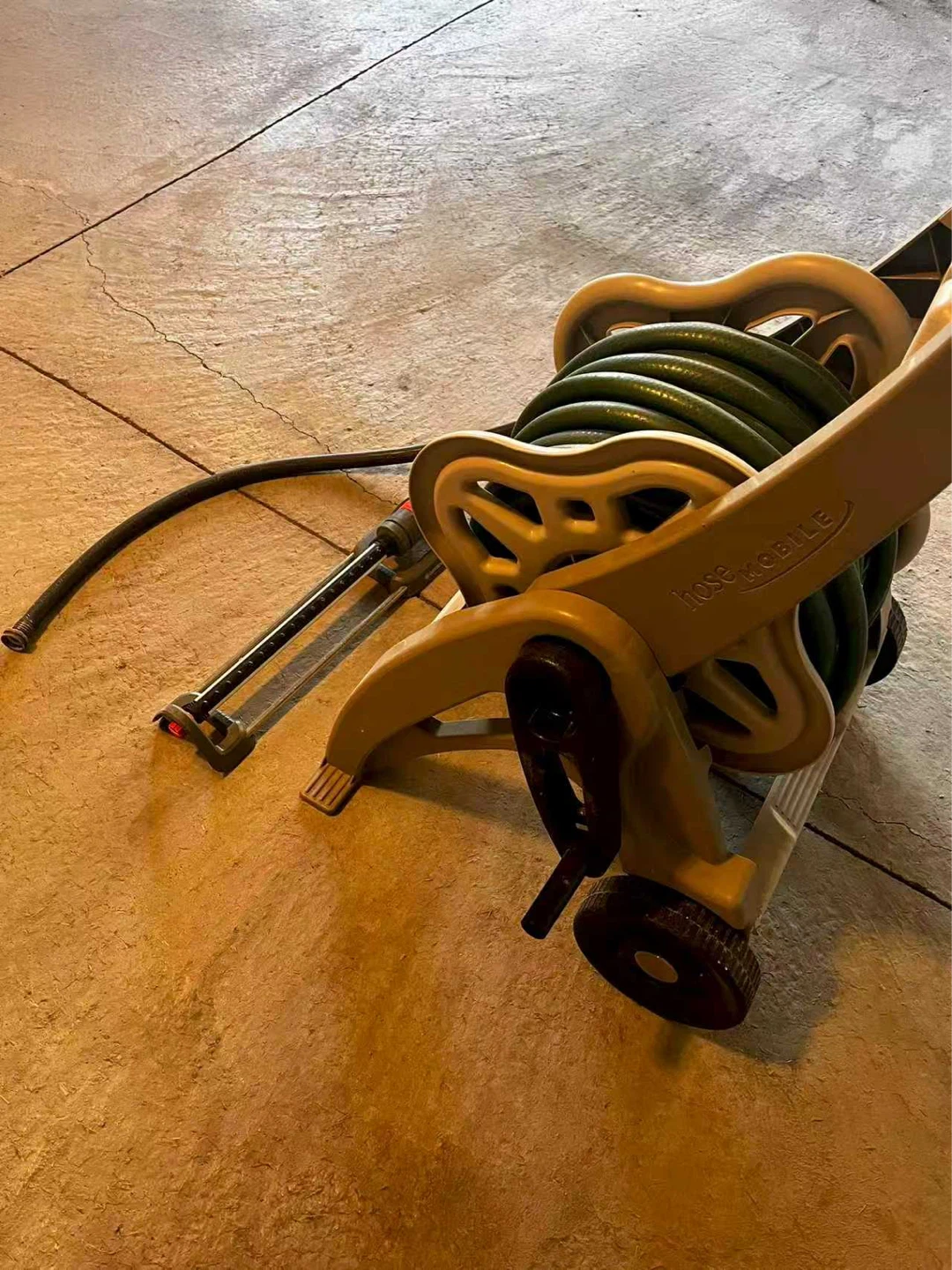 Garden Hose Reel Cart with Hose - photo 5