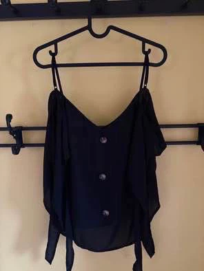 SHEIN black top- New, Extra Small, Free
