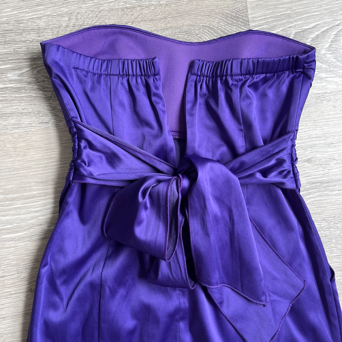 Purple Strapless A-line Dress, Size XS - photo 4