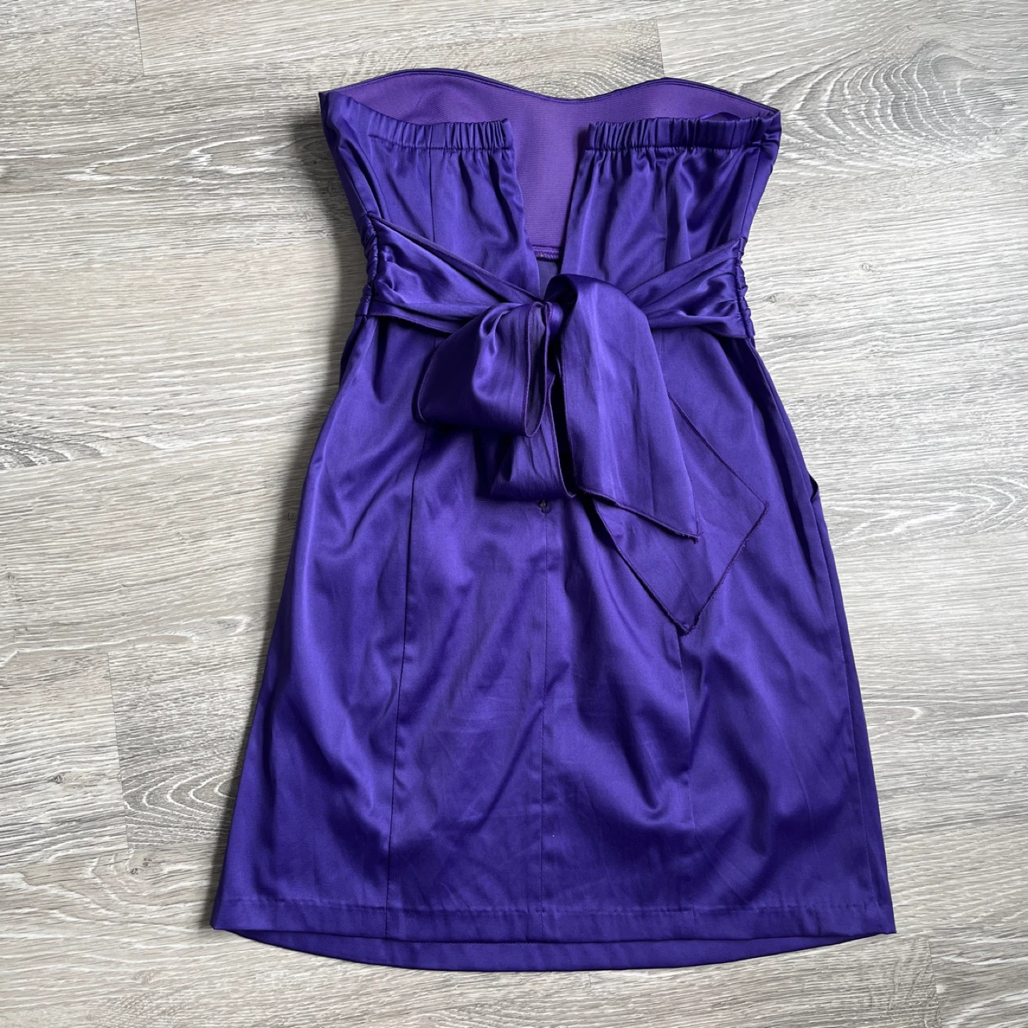 Purple Strapless A-line Dress, Size XS - photo 3
