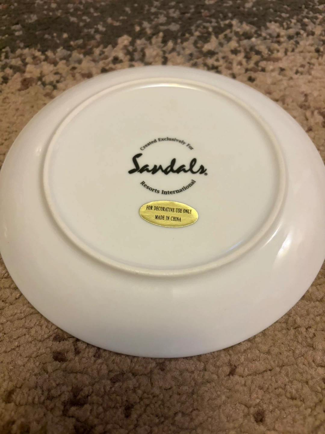 Sandals Resorts Decorative Plate - photo 2