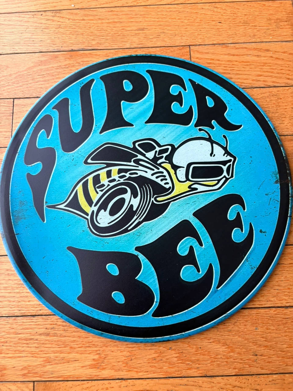 Super Bee Tin Sign