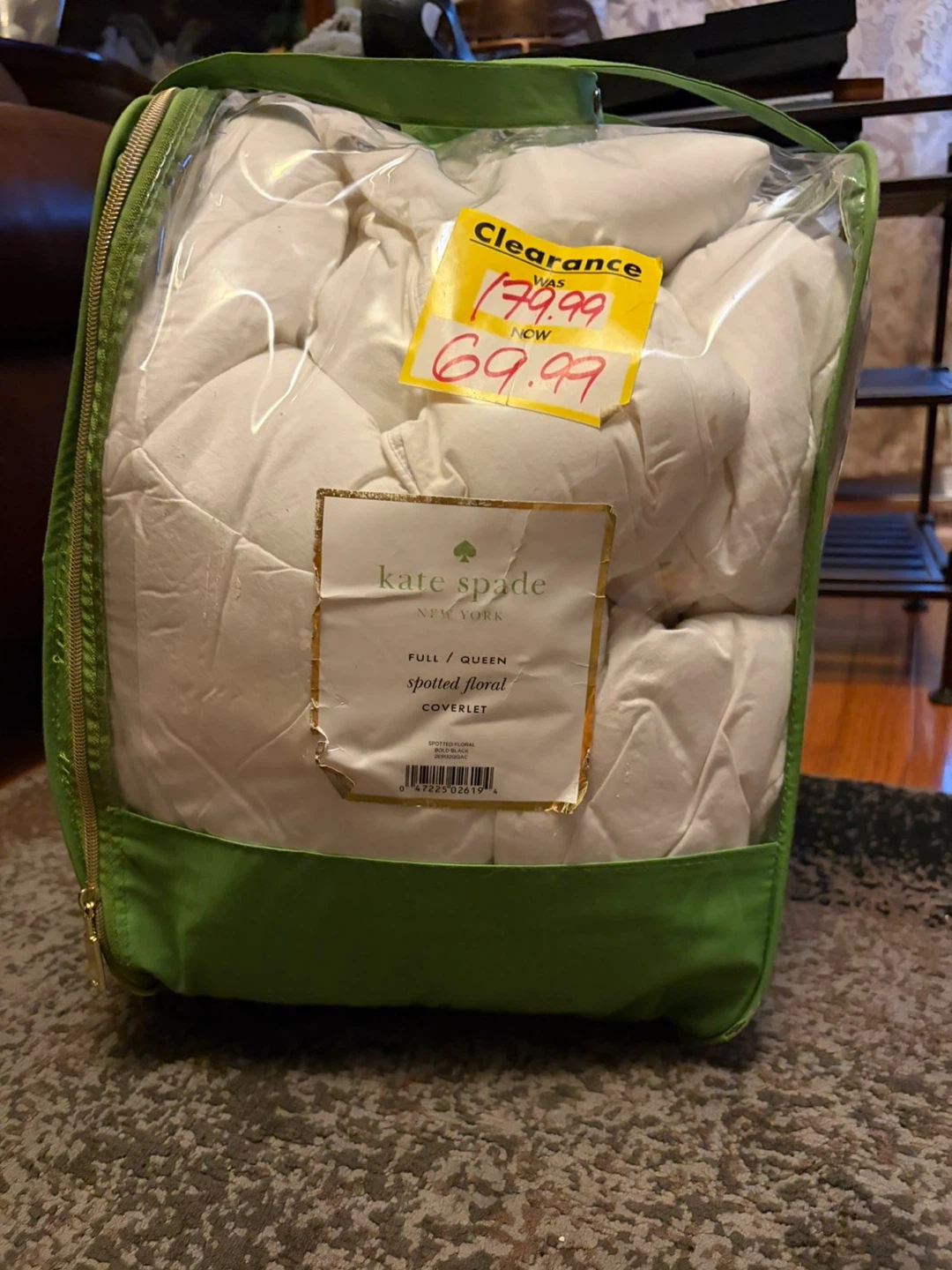 Kate Spade Spotted Floral Coverlet Full/Queen