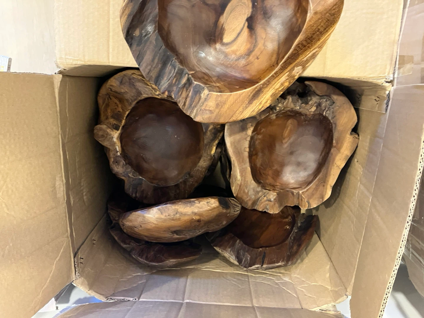 Teak Wood Bowls - Various Sizes - photo 3