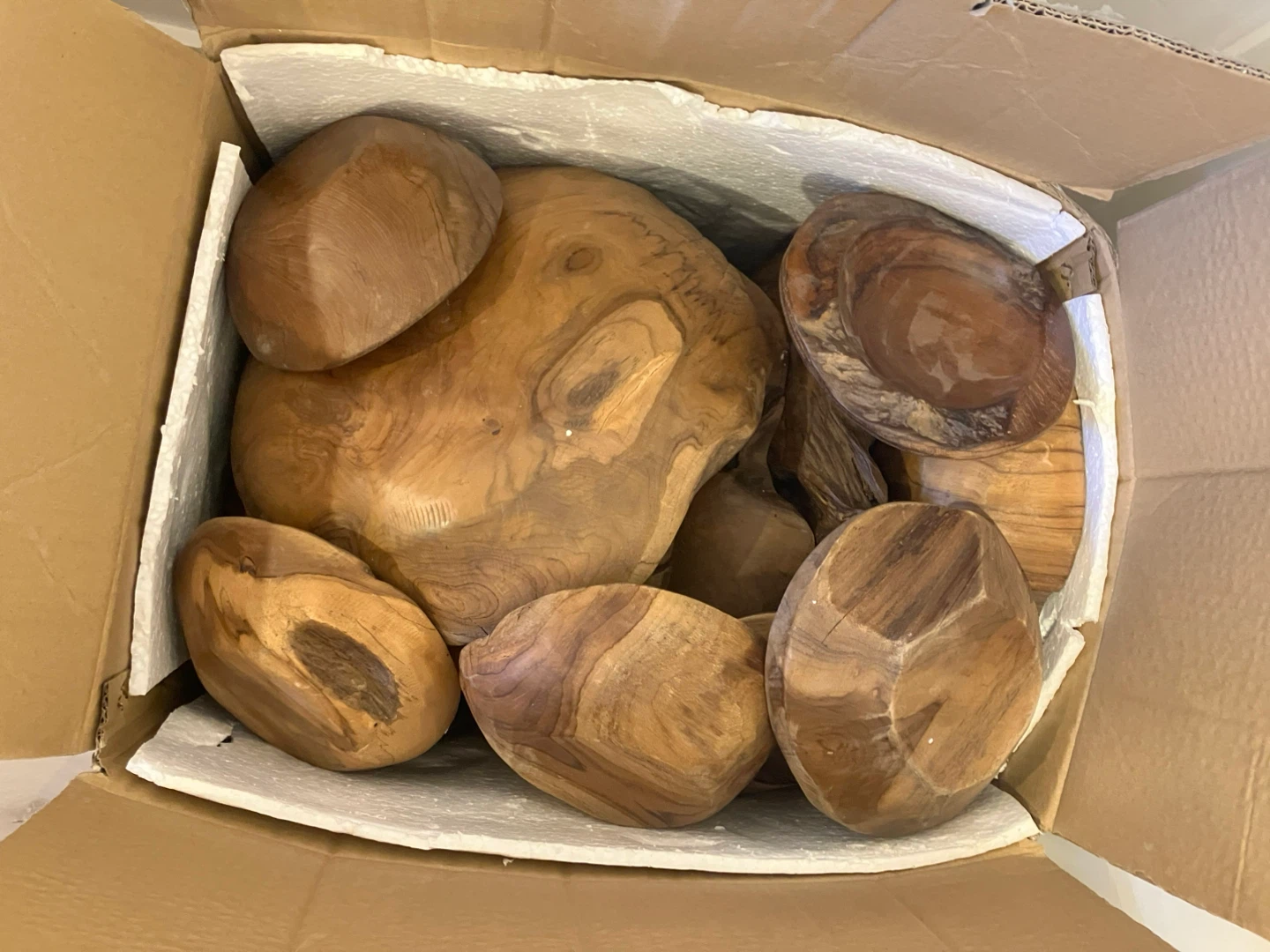 Teak Wood Bowls - Various Sizes - photo 5