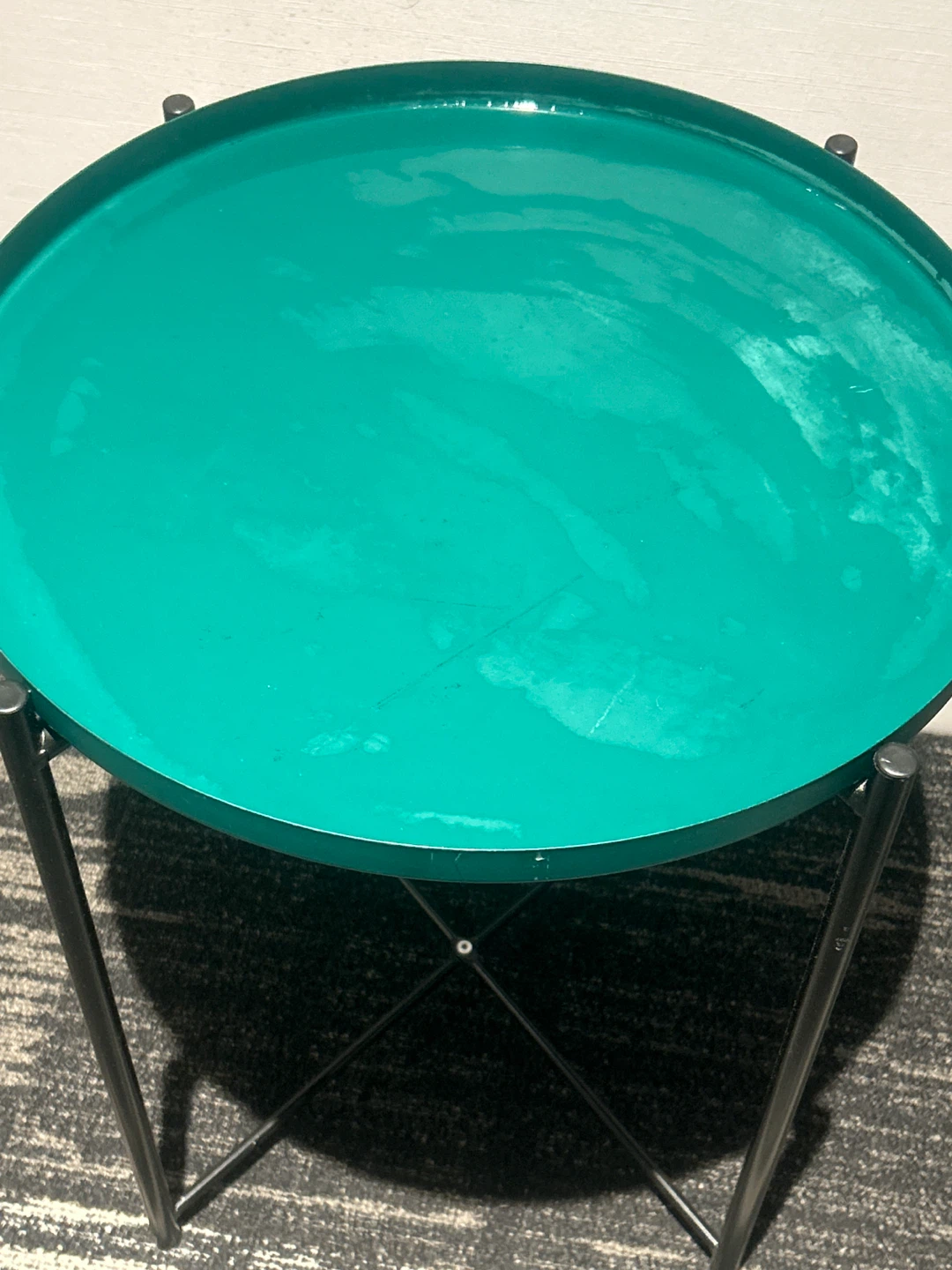 IKEA GLADOM Tray Table - Dark Gray-Green - photo 2