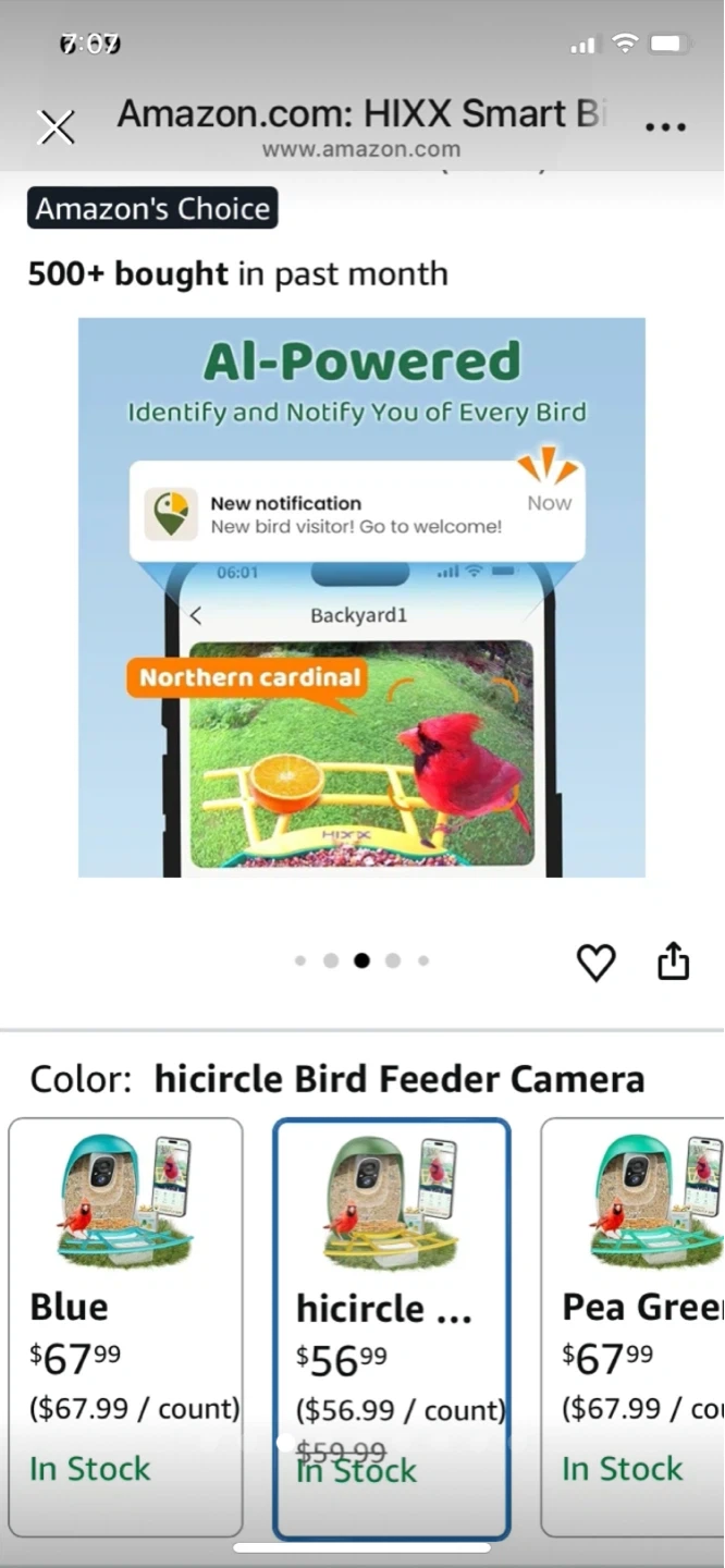 Big sale- HIXX Smart Bird Feeder Camera - photo 3
