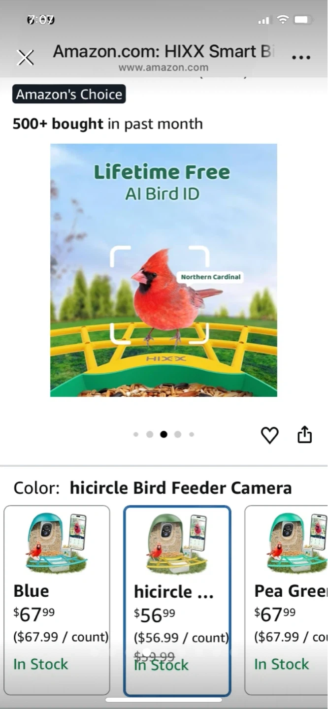 Big sale- HIXX Smart Bird Feeder Camera - photo 4